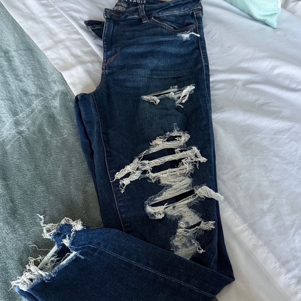 American Eagle Outfitters Dark Blue Jeggings